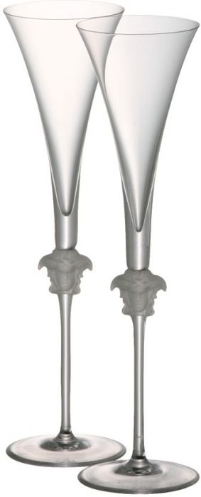 Набор бокалов под шампанское 2 шт., Versace CRYSTAL MED. LUMIERE арт. 20665-110835-48804 Набор бокалов под шампанское 2 шт., Versace CRYSTAL MED. LUMIERE арт. 20665-110835-48804