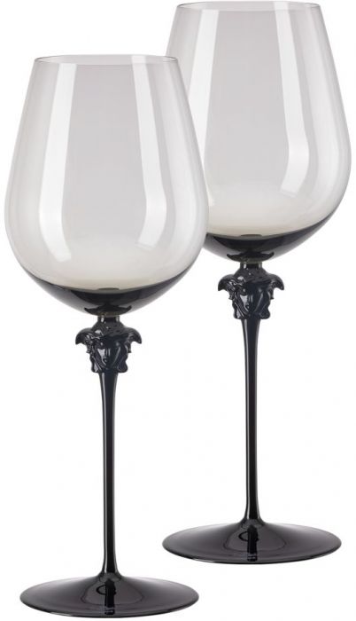 Набор бокалов под Бордо 2 шт., Versace CRYSTAL MEDUSA HAZE арт. 20665-321392-48927 Набор бокалов под Бордо 2 шт., Versace CRYSTAL MEDUSA HAZE арт. 20665-321392-48927