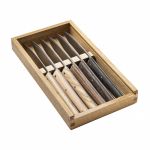 Нож для стейка набор 6 шт., в подарочной коробке из дерева MIRAGE LES ESSENCES, DEGRENNE, арт.233854 Нож для стейка набор 6 шт., в подарочной коробке из дерева MIRAGE LES ESSENCES, DEGRENNE, арт.233854
