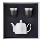 Набор Чайник на 4 чашки 700 мл., SALAM MONOCHROME BLANC и 2 кружки 250 мл., illusions BLANC, DEGRENNE Набор Чайник на 4 чашки 700 мл., SALAM MONOCHROME BLANC и 2 кружки 250 мл., illusions BLANC, DEGRENNE