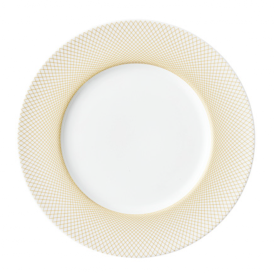 Тарелка обеденная Д 26,5 см.,Graphique classique, золотая, DEGRENNE, арт. 246110