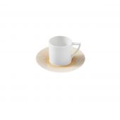 Блюдце кофейное Д 12,5 см., Graphique classique, золотая, DEGRENNE, арт. 246164