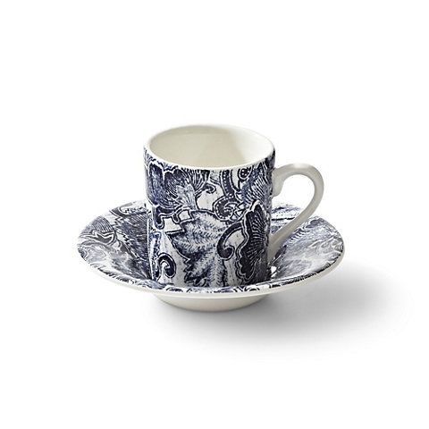 Кофейная пара чашка + блюдце Faded Peony Indigo 75 мл., Ralph Lauren Home