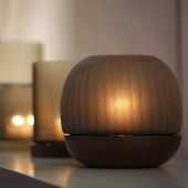 NAMSAM ПОДСВЕЧНИК GUAXS  L, ЦВЕТ: ПЛАТАН/ДЫМЧАТОСЕРЫЙ 5116GY NAMSAM ПОДСВЕЧНИК GUAXS  L, ЦВЕТ: ПЛАТАН/ДЫМЧАТОСЕРЫЙ 5116GY