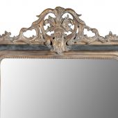 Зеркало французское , классическое , настенное, черное с золочением, 87х144 см., Арт. 5728