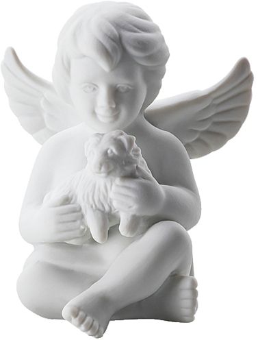 Ангел с собакой Rosenthal  Engel klein арт.69054-000102-90522 Ангел с собакой Rosenthal  Engel klein арт.69054-000102-90522
