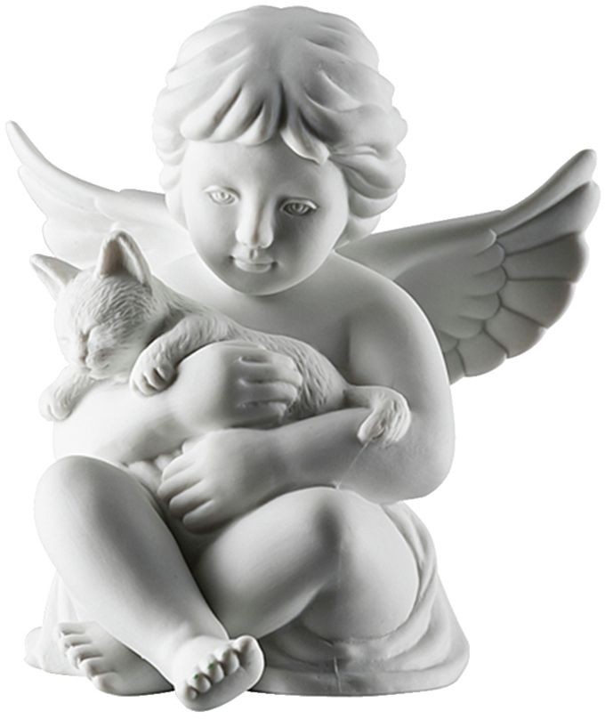 Ангел с кошкой Rosenthal  Engel mittel арт.69055-000102-90517