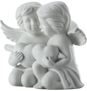 Пара ангелов w. сердце Rosenthal  Engel mittel арт.69055-000102-90526