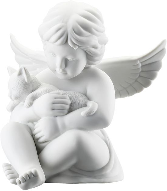 Ангел с кошкой Rosenthal  Engel gross арт.69056-000102-90517 Ангел с кошкой Rosenthal  Engel gross арт.69056-000102-90517