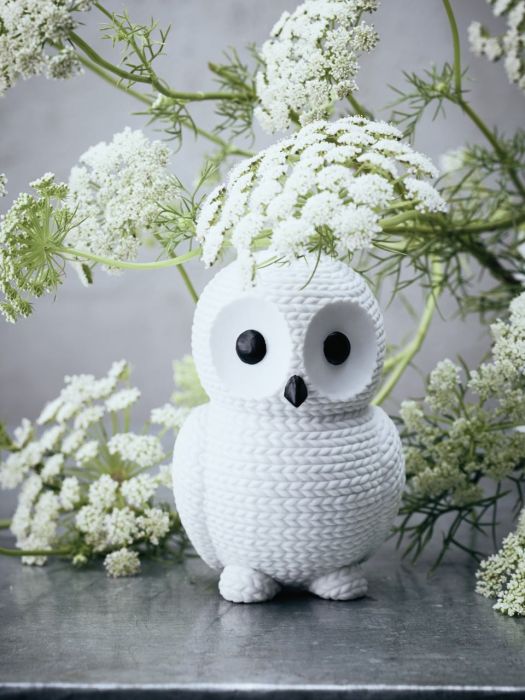 Сова средняя Rosenthal  Pets -Owl Snow white арт.69154-000102-90373 Сова средняя Rosenthal  Pets -Owl Snow white арт.69154-000102-90373