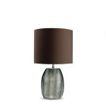 НАСТОЛЬНАЯ ЛАМПА GUAXS KOONAM M TABLELAMP, ЦВЕТ ИНДИГО(СИНИЙ)/ДЫМЧАТО-СЕРЫЙ, ЦВЕТ АБАЖУРА СЕРЫЙ 9535INGY-GR