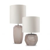 НАСТОЛЬНАЯ ЛАМПА GUAXS CUBISTIC ROUND TABLELAMP, ЦВЕТ ДЫМЧАТО-СЕРЫЙ, ЦВЕТ АБАЖУРА БЕЛЫЙ/СВЕТЛЫЙ 9537GY-OW