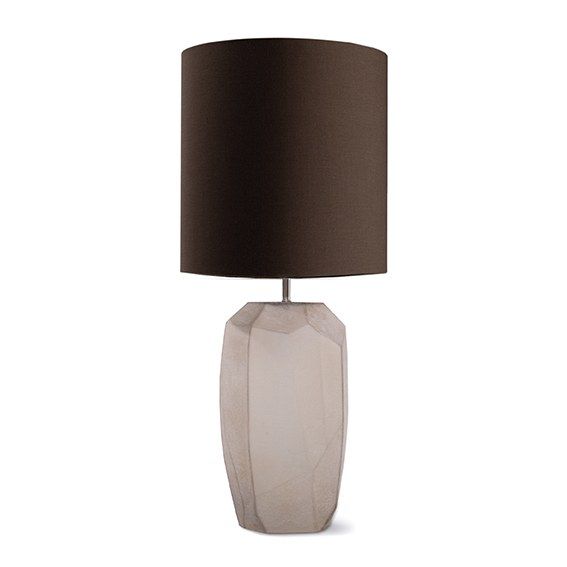 НАСТОЛЬНАЯ ЛАМПА GUAXS CUBISTIC TALL TABLELAMP, ЦВЕТ ДЫМЧАТО-СЕРЫЙ, ЦВЕТ АБАЖУРА СЕРЫЙ 9538GY-GR