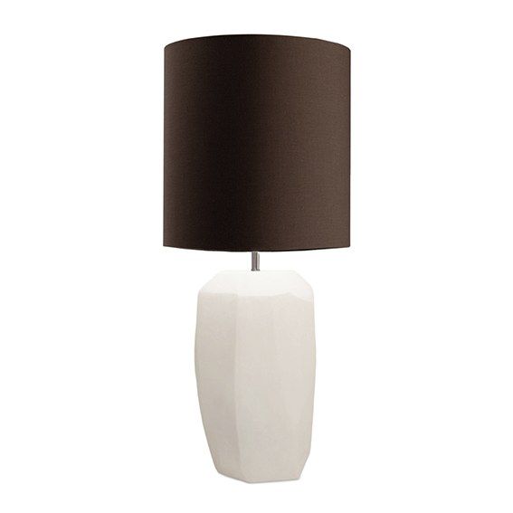 НАСТОЛЬНАЯ ЛАМПА GUAXS CUBISTIC TALL TABLELAMP, ЦВЕТ ОПАЛ, ЦВЕТ АБАЖУРА СЕРЫЙ 9538OP-GR