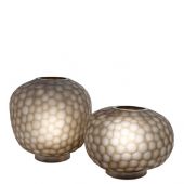 НАСТОЛЬНАЯ ЛАМПА GUAXS ERBSE 2 TABLELAMP, ЦВЕТ ПРОЗРАЧНЫЙ/ДЫМЧАТО-СЕРЫЙ, 9543CLGY