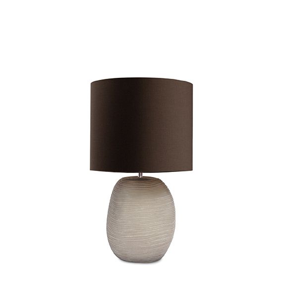 НАСТОЛЬНАЯ ЛАМПА GUAXS PATARA ROUND TABLELAMP, ЦВЕТ ДЫМЧАТО-СЕРЫЙ, ЦВЕТ АБАЖУРА СЕРЫЙ 9546GY-GR