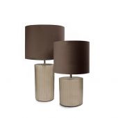 НАСТОЛЬНАЯ ЛАМПА GUAXS OMAR M TABLELAMP, ЦВЕТ ДЫМЧАТО-СЕРЫЙ, ЦВЕТ АБАЖУРА СЕРЫЙ 9548GY-GR