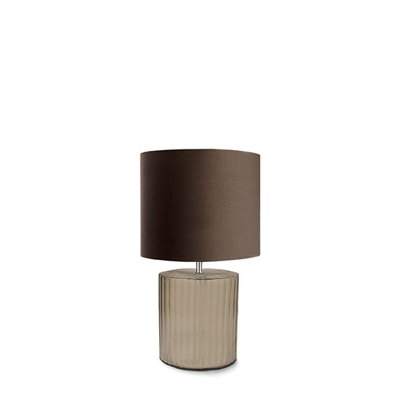 НАСТОЛЬНАЯ ЛАМПА GUAXS OMAR M TABLELAMP, ЦВЕТ ДЫМЧАТО-СЕРЫЙ, ЦВЕТ АБАЖУРА СЕРЫЙ 9548GY-GR