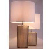 НАСТОЛЬНАЯ ЛАМПА GUAXS OMAR M TABLELAMP, ЦВЕТ ДЫМЧАТО-СЕРЫЙ, ЦВЕТ АБАЖУРА БЕЛЫЙ/СВЕТЛЫЙ 9548GY-OW