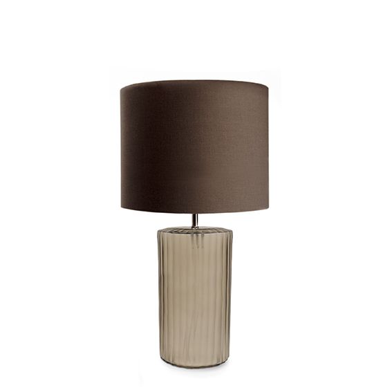 НАСТОЛЬНАЯ ЛАМПА GUAXS OMAR L TABLELAMP, ЦВЕТ ДЫМЧАТО-СЕРЫЙ, ЦВЕТ АБАЖУРА СЕРЫЙ 9549GY-GR