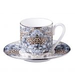 Кофейная пара 100 мл., чашка Д 6см., тарелочка Д 12 см., Palazzo Pitti, Roberto Cavalli Кофейная пара 100 мл., чашка Д 6см., тарелочка Д 12 см., Palazzo Pitti, Roberto Cavalli
