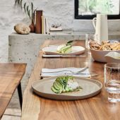 Тарелка обеденная Д 26 см., розовый BRUME, DEGRENNE, арт. 241267