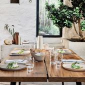 Тарелка обеденная Д 26 см., розовый BRUME, DEGRENNE, арт. 241267