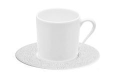 Чашка с блюдцем 100 мл., L COUTURE, DEGRENNE Чашка с блюдцем 100 мл., L COUTURE, DEGRENNE
