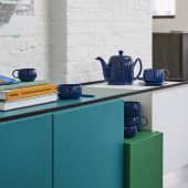 Чайник на 4 чашки 700 мл, SALAM MONOCHROME BLEU GOURMET, DEGRENNE