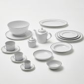 Пиала  13,5 см., GALON PLATINE, DEGRENNE, арт.190070