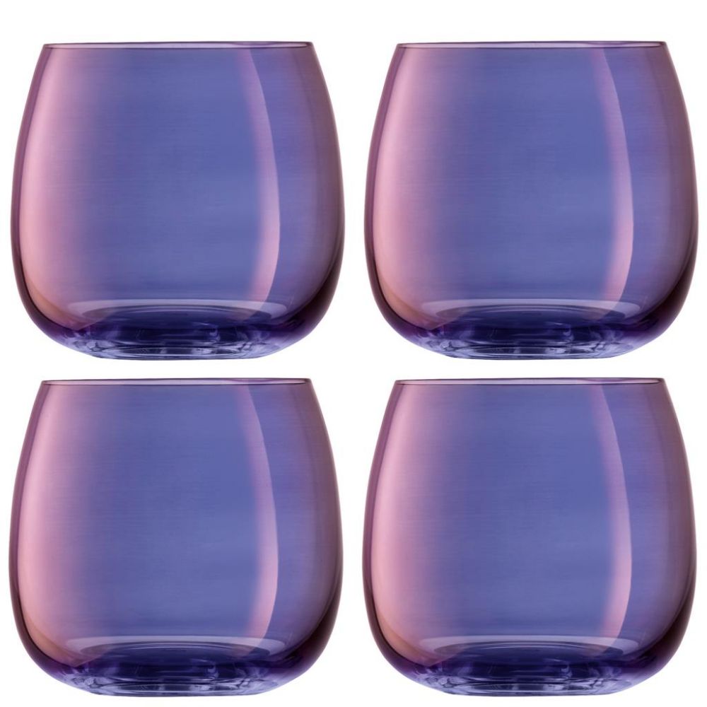Набор бокалов 4 шт Aurora, 370 мл, фиолетовый, AR01 LSA, арт.: G1621-13-887