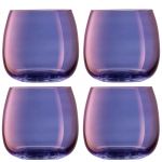 Набор бокалов 4 шт Aurora, 370 мл, фиолетовый, AR01 LSA, арт.: G1621-13-887