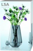 Ваза Zinc В28 см., серый, выдувное стекло, LSA International ZI03 LSA, арт.: G1528-28-572