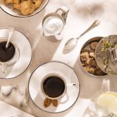 Круглое блюдо  31.5 см., GALON PLATINE , DEGRENNE, арт.190068