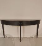 Консоль 1 выдвижной ящик, из массива, черный, 160 х 32 х 79 см., ADM, арт. NAT11 Консоль 1 выдвижной ящик, из массива, черный, 160 х 32 х 79 см., ADM, арт. NAT11