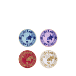 Тарелка десертная 9,5 см., набор 4 шт., ORIENTE ITALIANO MIX - IRIS - AZALEA - RUBRUM - AURUM, Ginori, 017RG00 FX6877LX0100G00123590