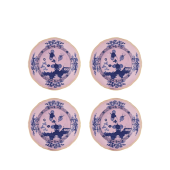 Тарелка десертная 21 см.,  набор 4 шт., ORIENTE ITALIANO AZALEA, Ginori, 003RG00 FX4110LX0210G00124500