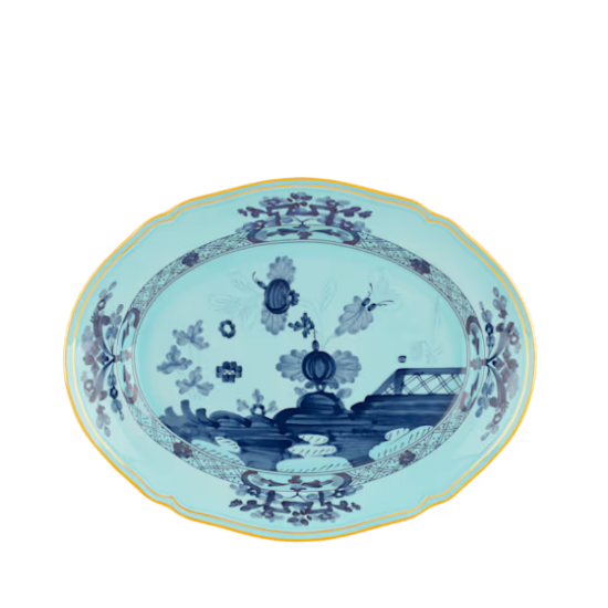 Блюдо овальное ORIENTE ITALIANO IRIS от Ginori 1735, 003RG00 FVS130010340G00124300