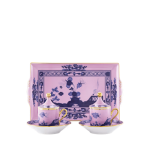 Набор из 2 -х кофейных пар 80 мл.,  и  1 подноса,  ORIENTE ITALIANO AZALEA, Ginori, 004RG00 FX2301LXGENG00124500