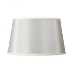 АБАЖУР СЕРЫЙ ШЕЛКОВЫЙ ОВАЛЬНЫЙ  LABJ0329-00 MISENDEMEURE