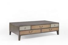 Стол журнальный из массива дуба в стиле индастриал, 140х80х40 см., ADM, OM940 Стол журнальный из массива дуба в стиле индастриал, 140х80х40 см., ADM, OM940