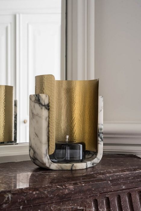 CASSIOPEE подсвечник из мрамора D 200 x H 240 mm oOumm CASSIOPEE подсвечник из мрамора D 200 x H 240 mm oOumm