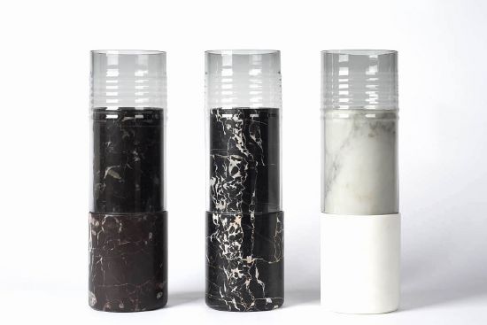 NORMA подсвечник из мрамора D 126 x H 400 mm ,oOumm NORMA подсвечник из мрамора D 126 x H 400 mm ,oOumm