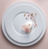 Тарелка десертная 24 см., COLLECTION L PERLES DE ROSEE, DEGRENNE, арт.233924 Тарелка десертная 24 см., COLLECTION L PERLES DE ROSEE, DEGRENNE, арт.233924