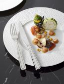 Тарелка десертная 24 см., COLLECTION L PERLES DE ROSEE, DEGRENNE, арт.233924 Тарелка десертная 24 см., COLLECTION L PERLES DE ROSEE, DEGRENNE, арт.233924