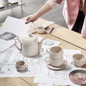 Чайник на 4 чашки 700 мл, SALAM MONOCHROME ROSE NUDE, DEGRENNE