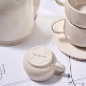 Набор Чайник на 4 чашки 700 мл., SALAM MONOCHROME ROSE NUDE и 2 кружки 250 мл., empileo розовый , DEGRENNE. 244006