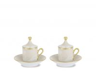 Набор из 2-х кофейных пар ORIENTE ITALIANO MERINGA от Ginori 1735, 004RG00 FX9176LXG00135700