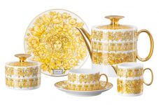 Сервиз чайный Rosenthal Versace Медуза Рапсодия на 6 персон 21 предметов, фарфор Сервиз чайный Rosenthal Versace Медуза Рапсодия на 6 персон 21 предметов, фарфор